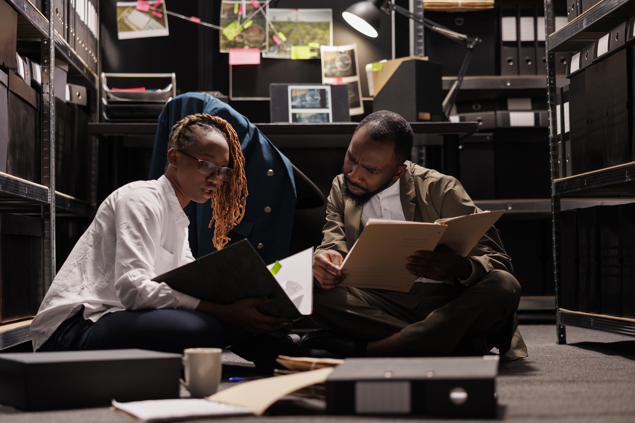 serious colleagues studying files on the floor 2026 03 19 01 53 25 utc